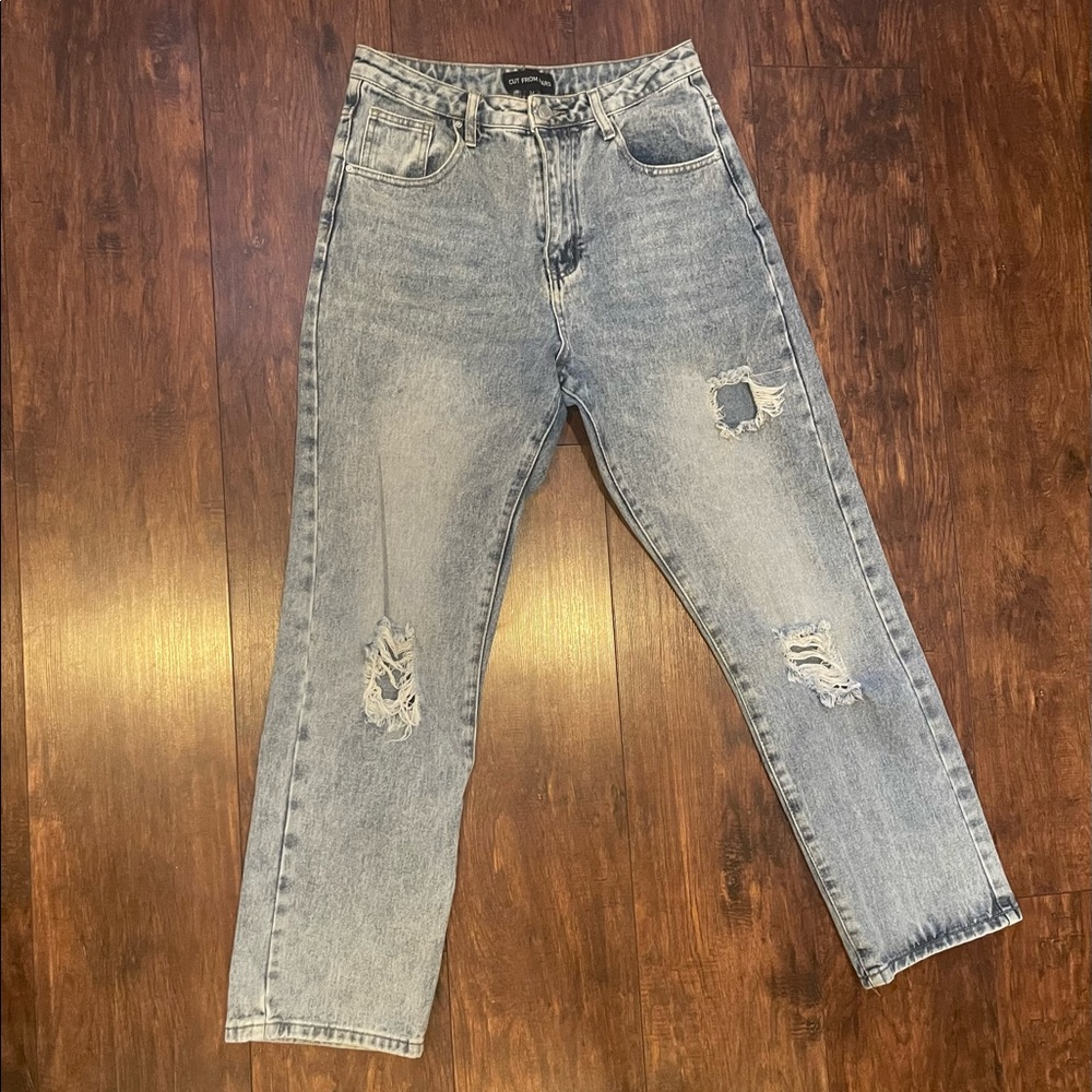 Cut from mars ripped mom jeans
